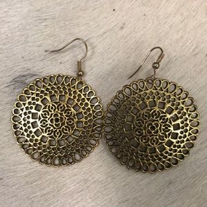Antique gold earrings